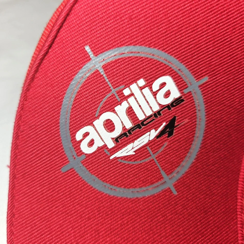 Aprilia Alitalia Racing Team Cap Hat MotoGP Italian Flag Colors Y2K Adjustable